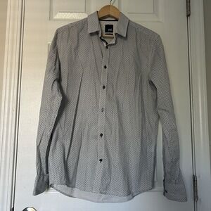 YD. Men's‎ Slim Fit Printed Button Up Dress Shirt